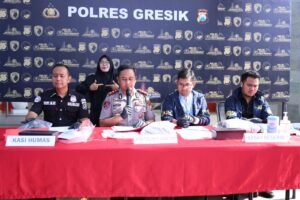 Polres Gresik Amankan 11 Tersangka Curanmor, Empat Motor Dikembalikan ke Korban